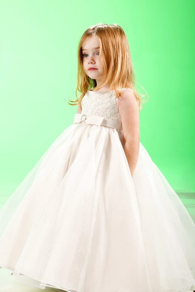 Emma Bridals Flower Girl Dress - Vintage Rose Bridal