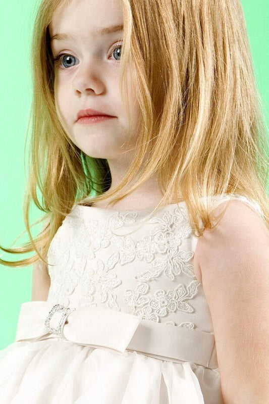 Emma Bridals Flower Girl Dress - Vintage Rose Bridal