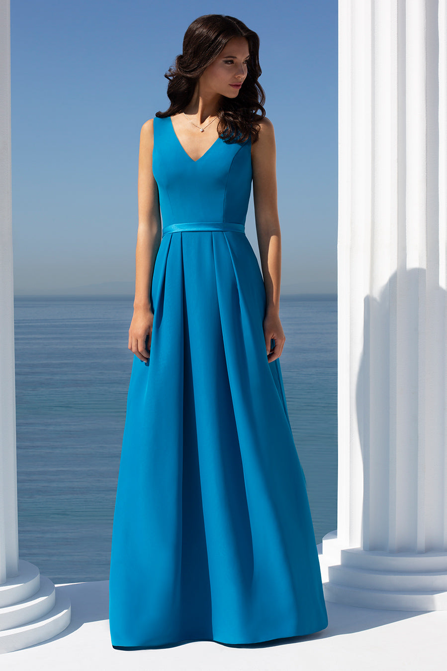 blue dress for baby girl ML1700 – Vintage Rose Bridal main image 0