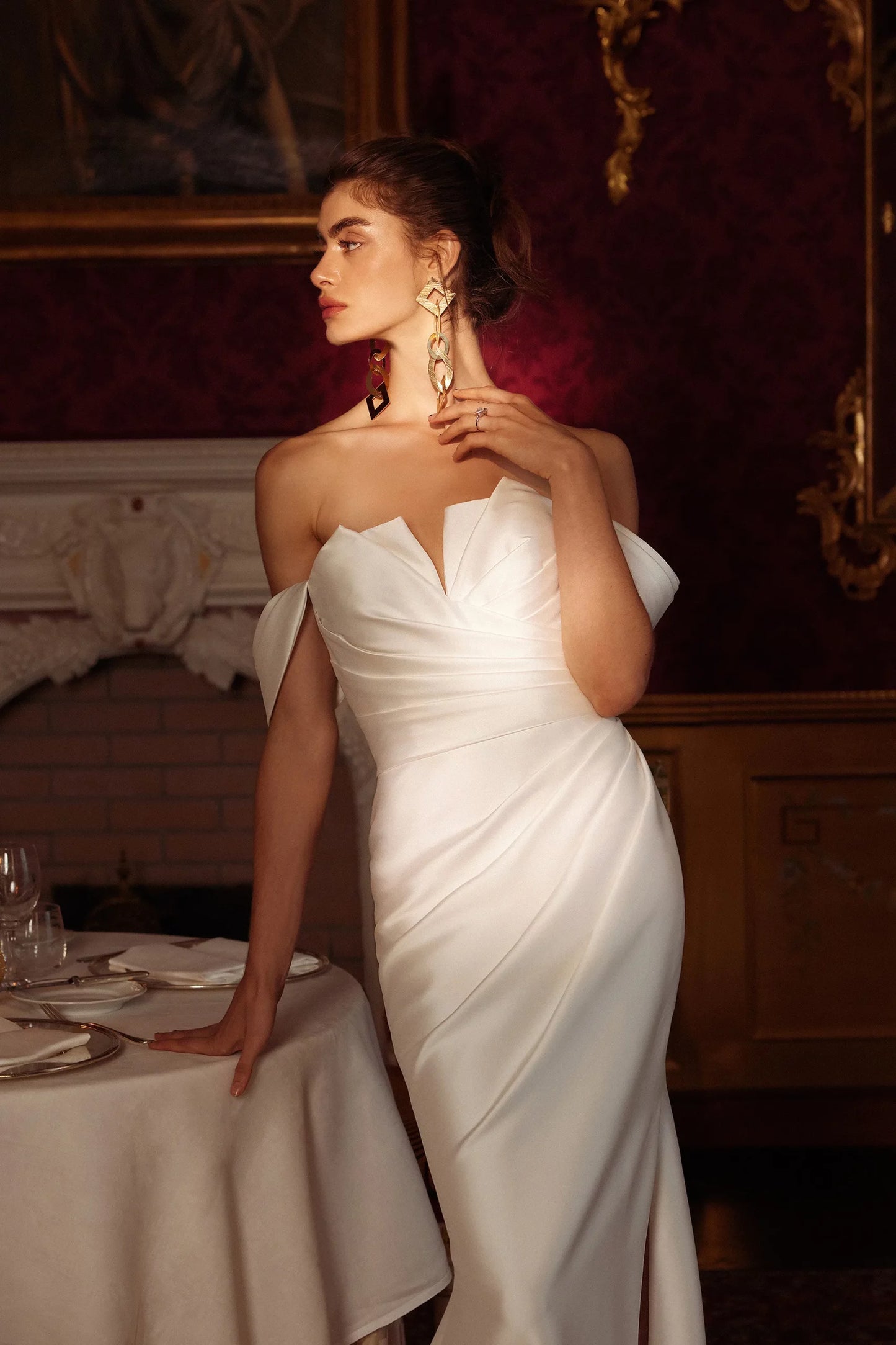 Indigo Wedding Dress - Vintage Rose Bridal