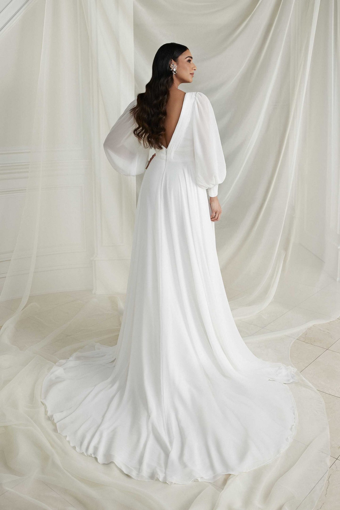 Ebony Wedding Dress - Vintage Rose Bridal