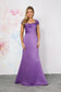 Emma Bridal - Draped Front Open Back Fit & Flare Dress - EB7835