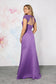 Emma Bridal - Draped Front Open Back Fit & Flare Dress - EB7835