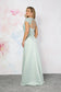 Emma Bridal - Draped Front Open Back Fit & Flare Dress - EB7835