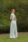 Emma Bridal - Pixie Sleeve Pleated Body V-Neck Dress - WN3009
