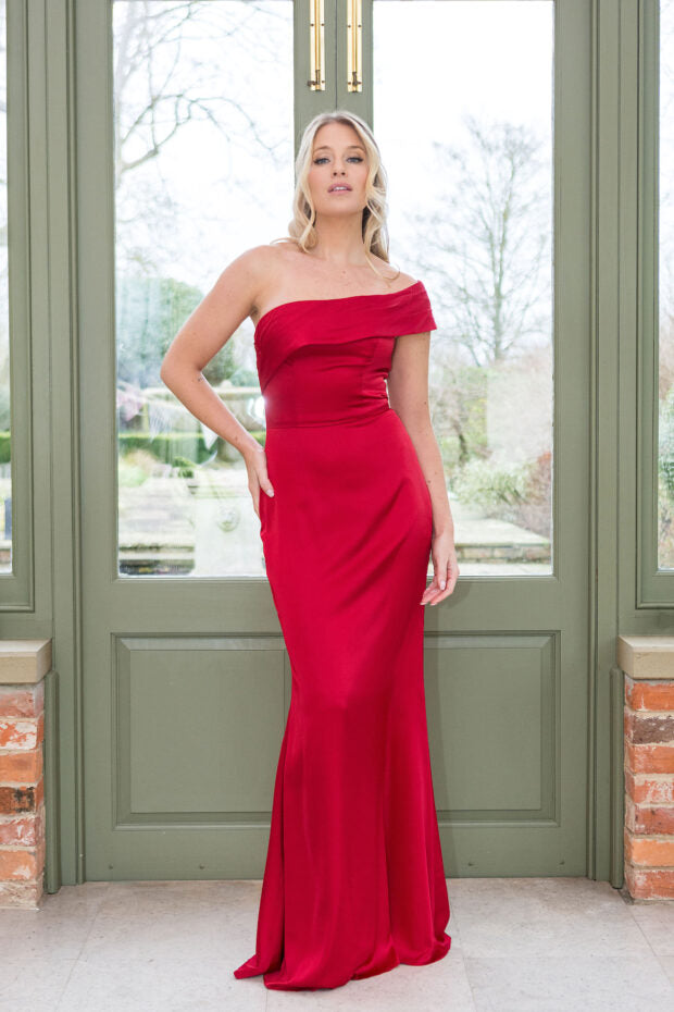 Emma Bridal - One Shoulder Fit & Flare Dress - WN3018