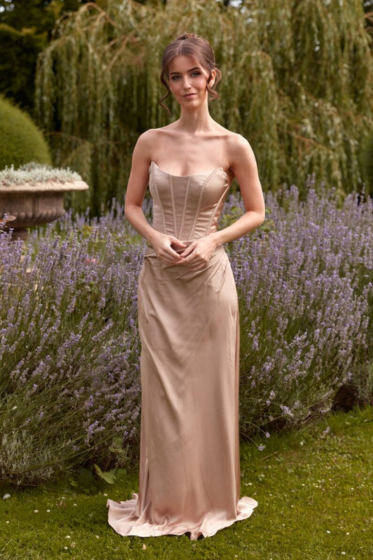 Emma Bridal - Corset Style Strapless Dress - WN3032