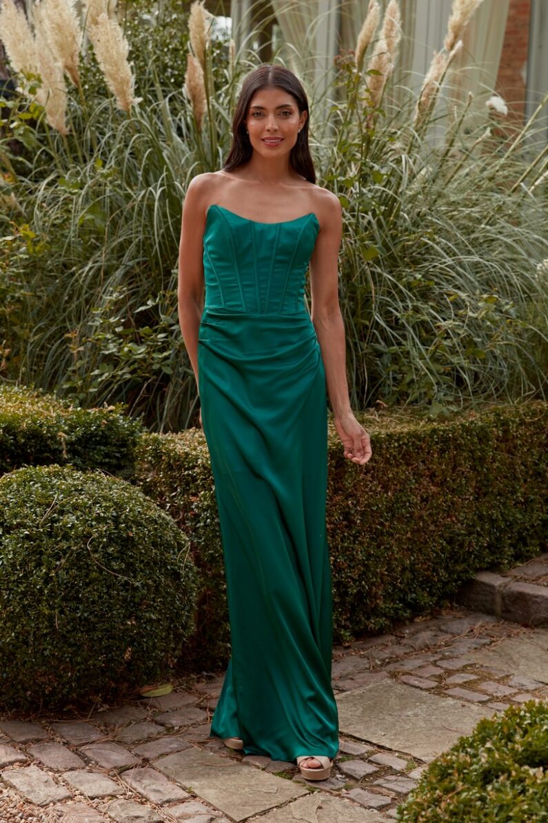 Emma Bridal - Corset Style Strapless Dress - WN3032