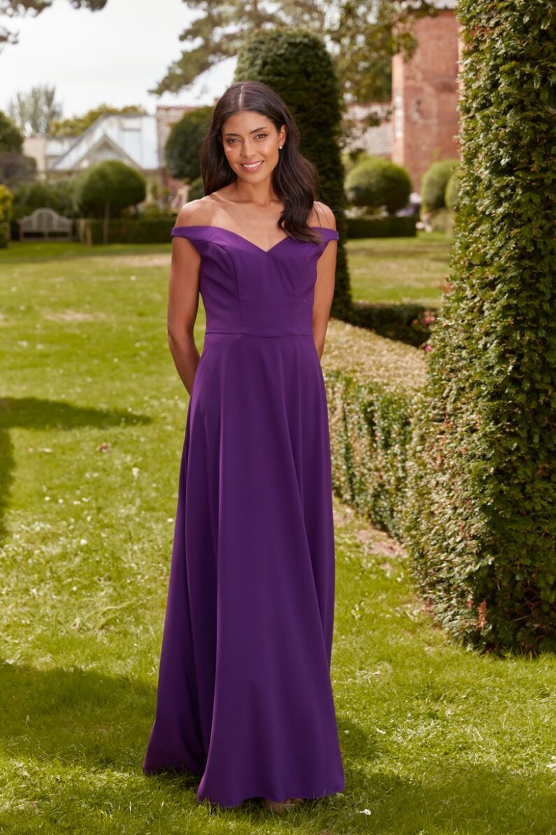 Emma Bridal - Sweetheart Neckline, Off the Shoulder Dress - WN3037