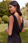 Emma Bridal - Cowl Back, Wide Strap Dress - WN3040