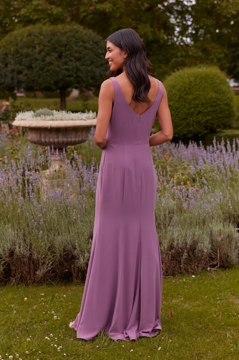 Emma Bridal - Draped Cowl Bodice Dress - WN3041