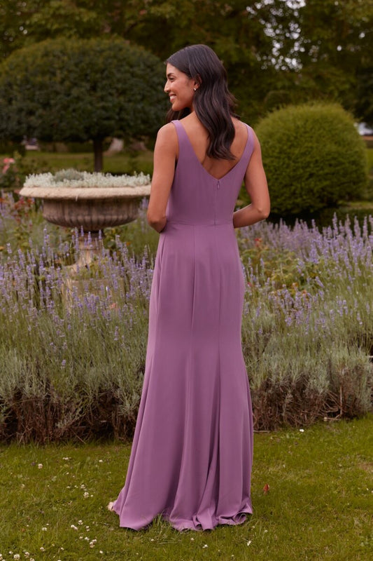 Emma Bridal - Draped Cowl Bodice Dress - WN3041