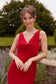 Emma Bridal - Draped Cowl Bodice Dress - WN3041