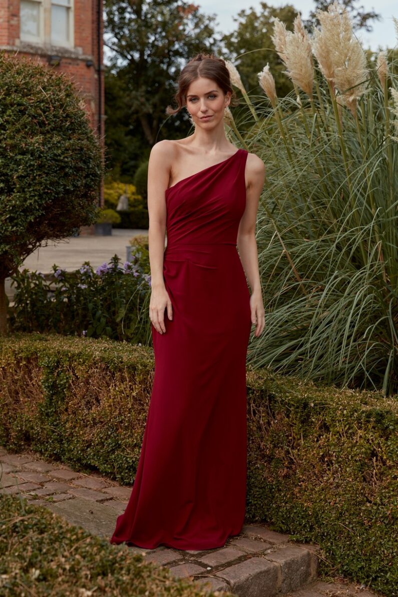 Emma Bridal - One Shoulder Pleat Dress - WN3042
